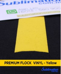 Yellow Flock Vinyl